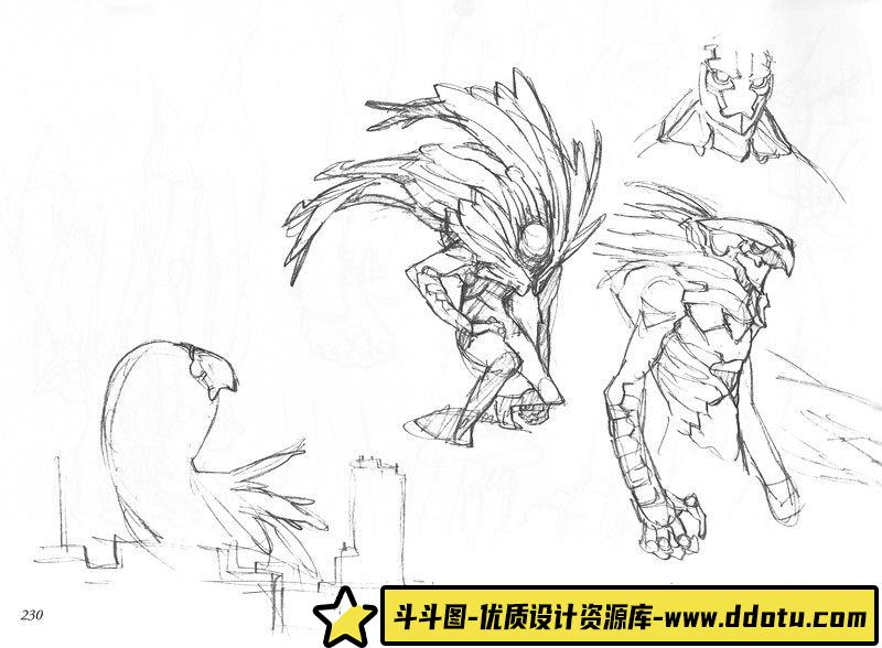 285-吉成曜 女神侧身像 设定资料集-游戏原画-179MB-130P