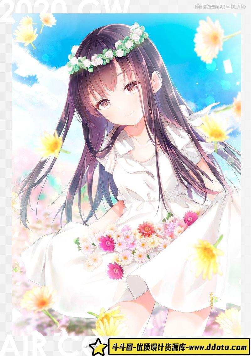 293-江口寿史の美少女塗り絵 画集-绘师作品-65MB-27P