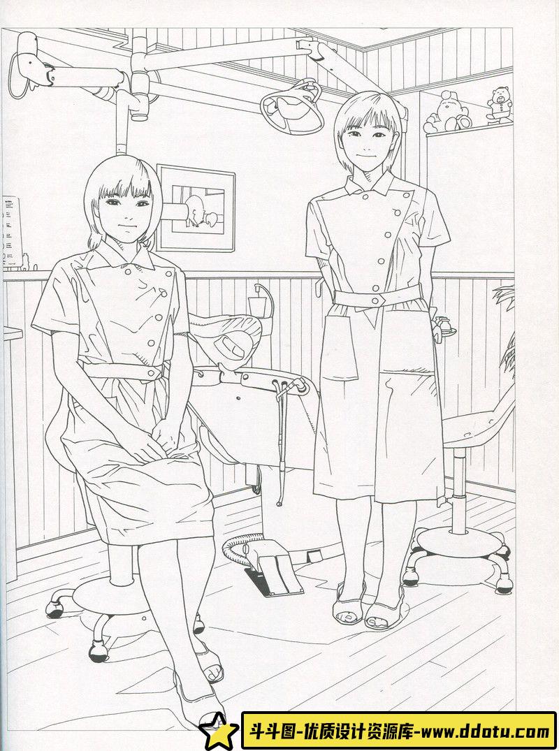 294-江口寿史の世界2 画集-绘师作品-21MB-46P