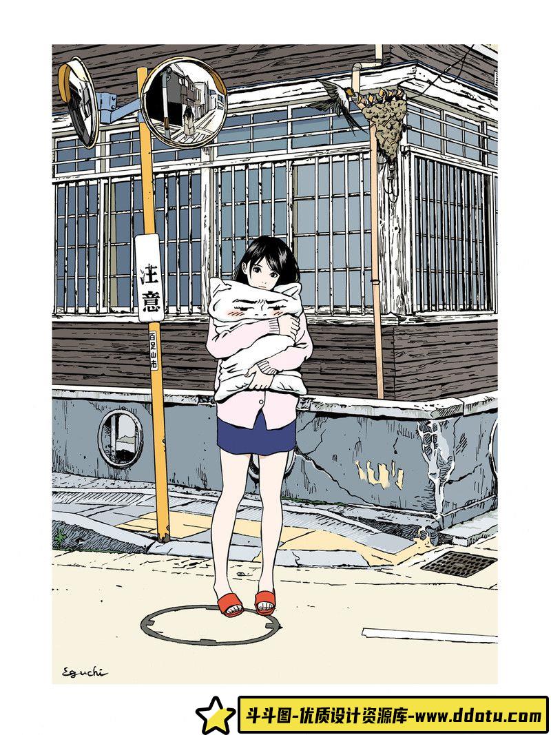 296-江口寿史作品-绘师作品专区-146MB-300P