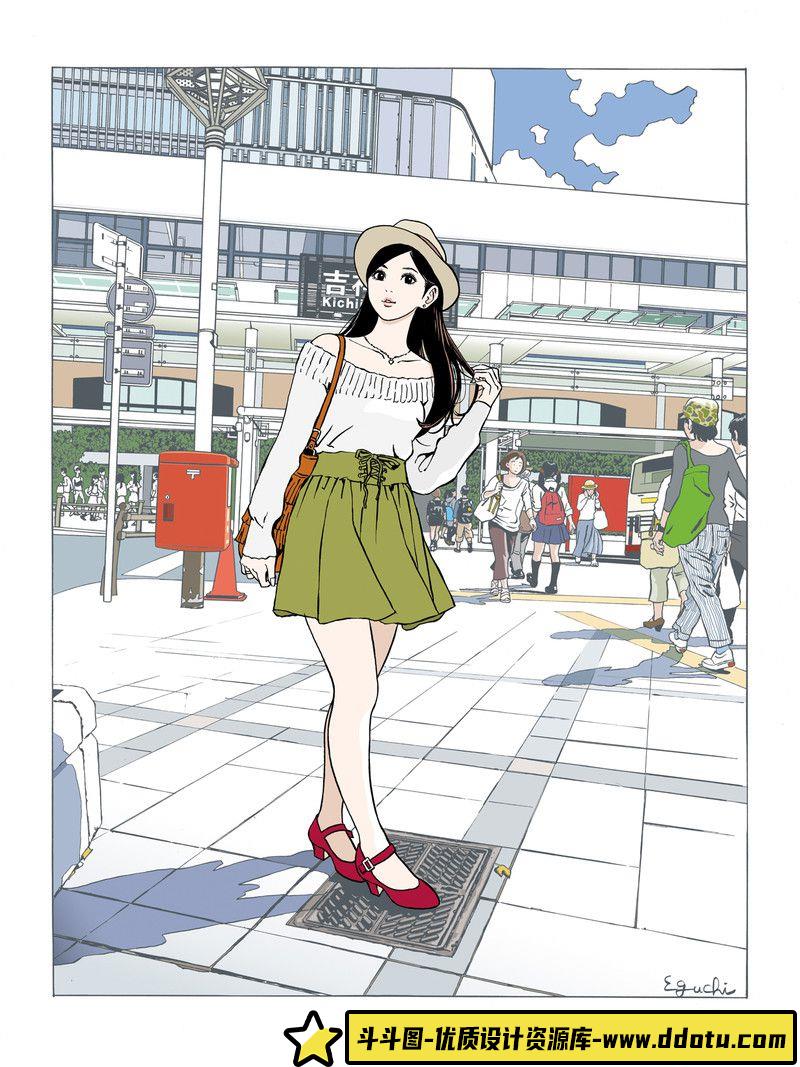 296-江口寿史作品-绘师作品专区-146MB-300P