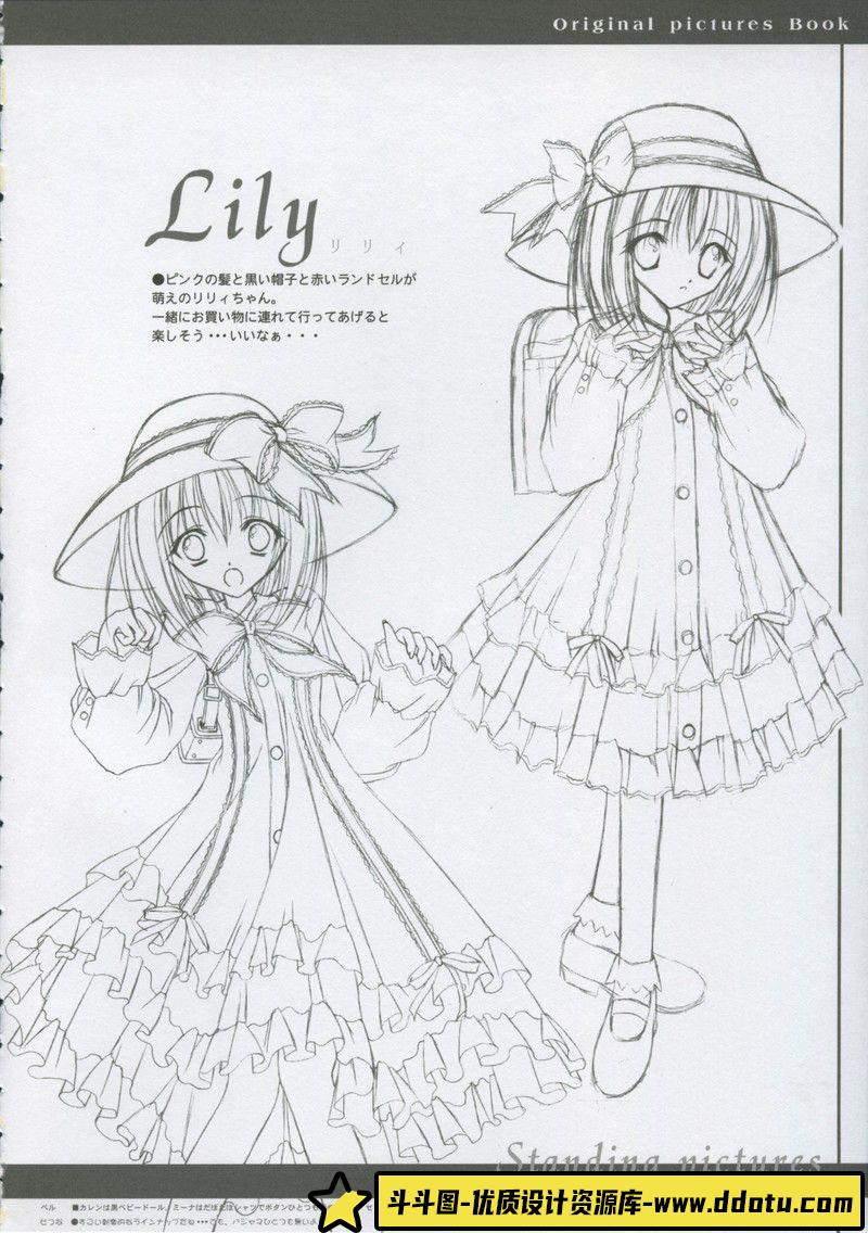 004-[てぃんくる(tinkle)]ふ れ あ い！～ラフ 初期設定画集-绘师作品-20MB-62P