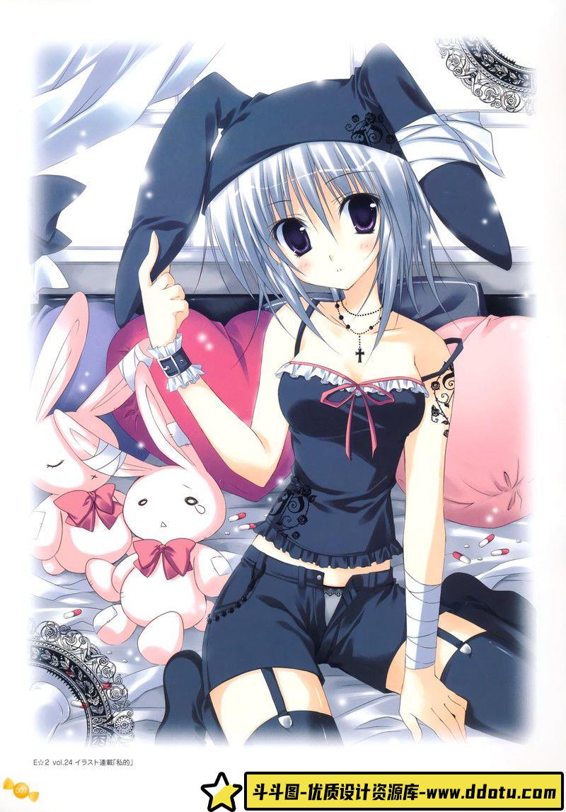 027-[無人少女 (梱枝りこ)]つきツキ! Illustrations Art Works-绘师作品-38MB-143P