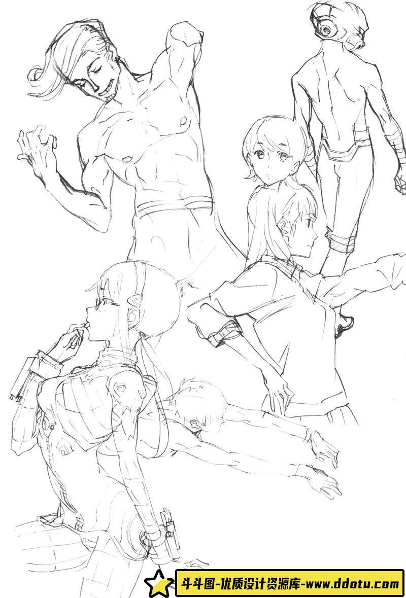 047–Atmosphere3素描集-绘师作品专区-60MB-57P