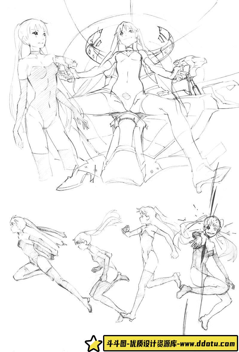 047–Atmosphere3素描集-绘师作品专区-60MB-57P