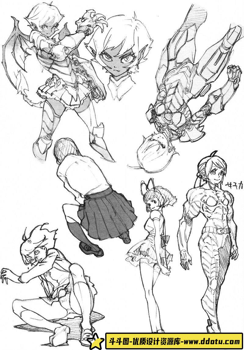 049–AtmosphereSE素描集-绘师作品专区-31MB-21P