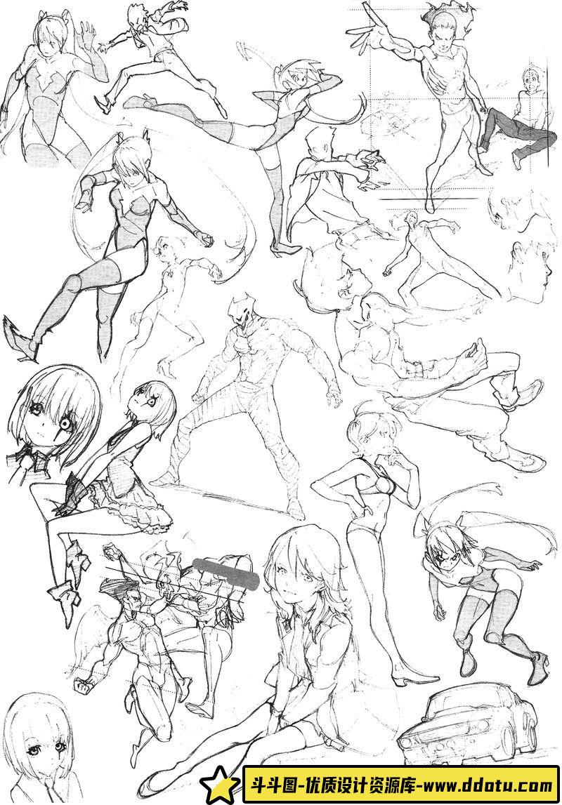 049–AtmosphereSE素描集-绘师作品专区-31MB-21P