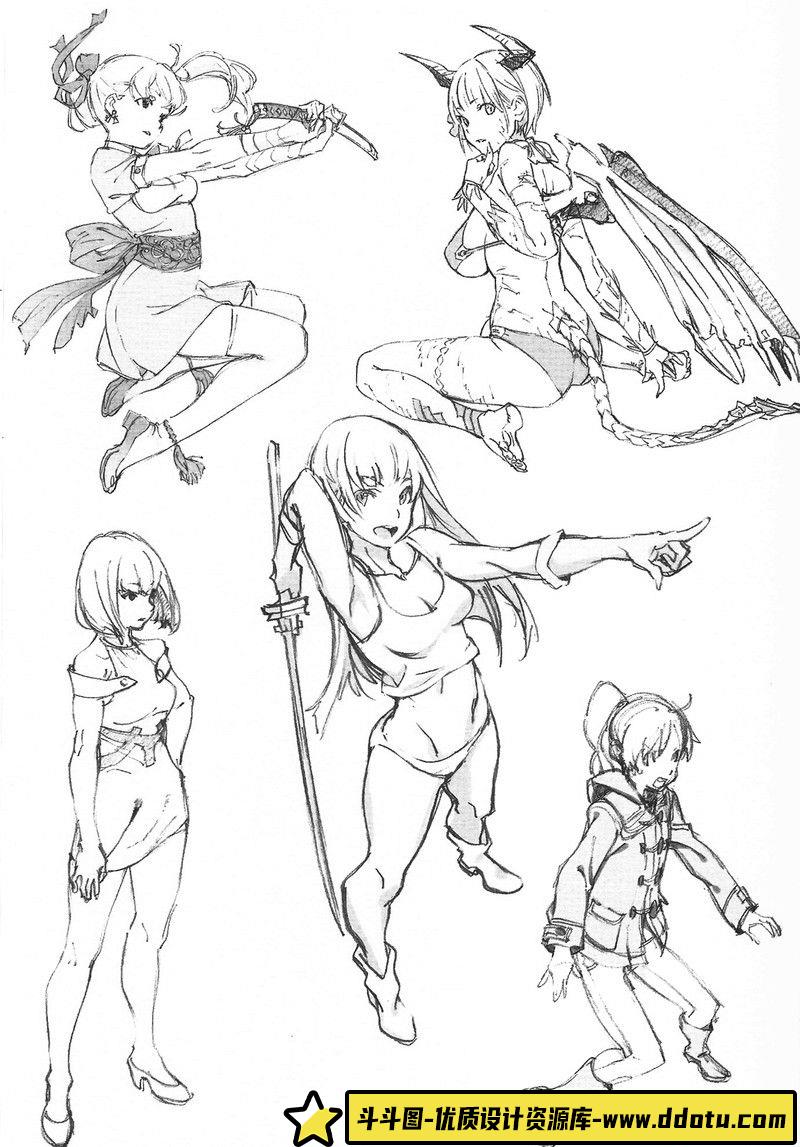 049–AtmosphereSE素描集-绘师作品专区-31MB-21P