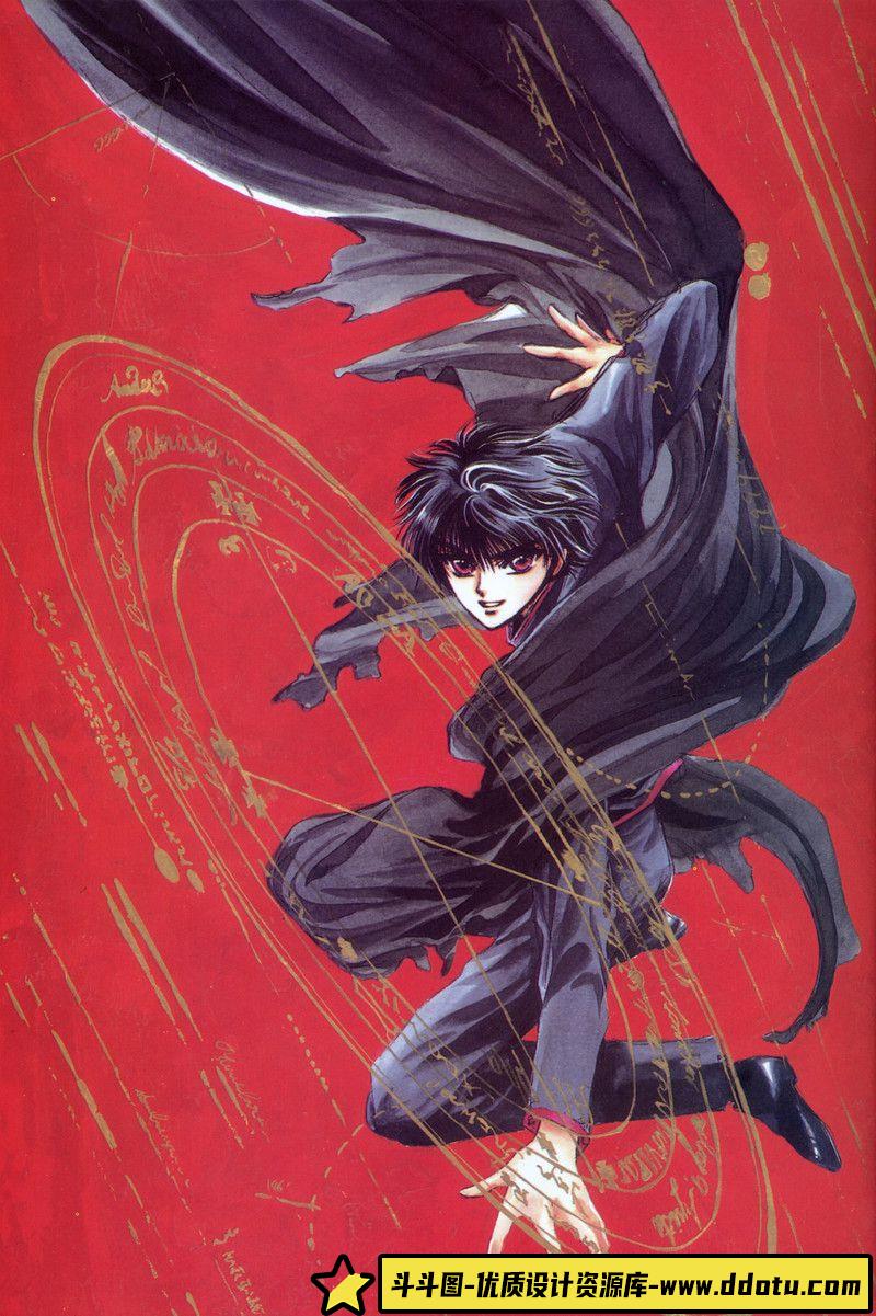 060-CLAMP《 魔卡少女樱原画集 I 》-绘师作品-83P-297MB