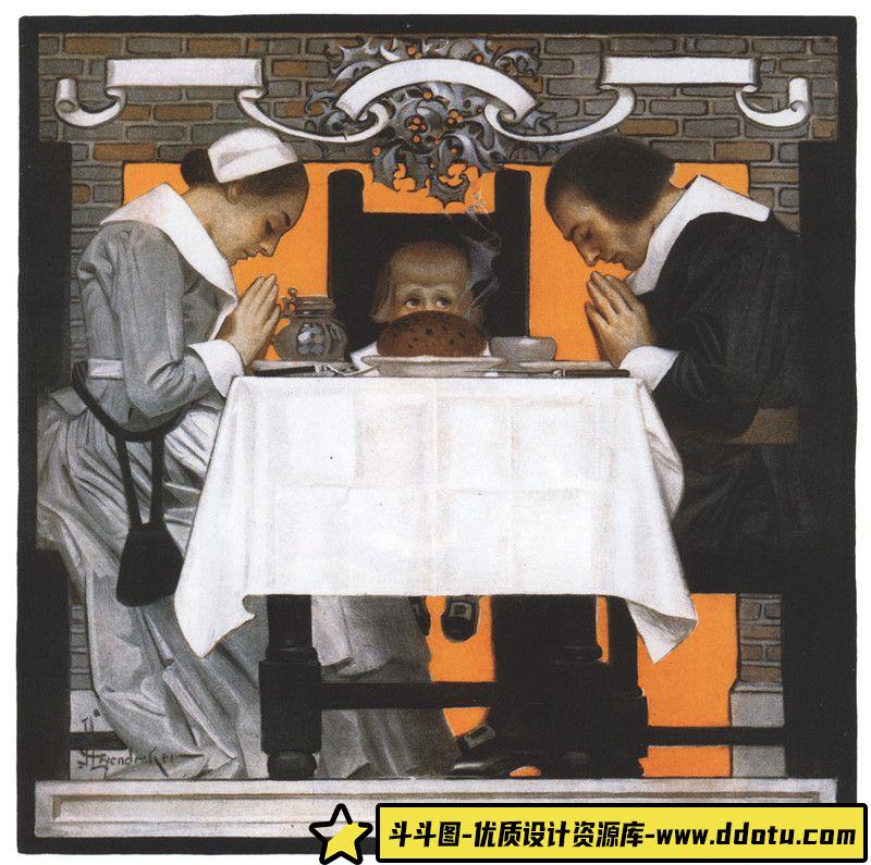 098–JohnBauer北欧神话艺术画册-绘师作品专区-75MB-136P