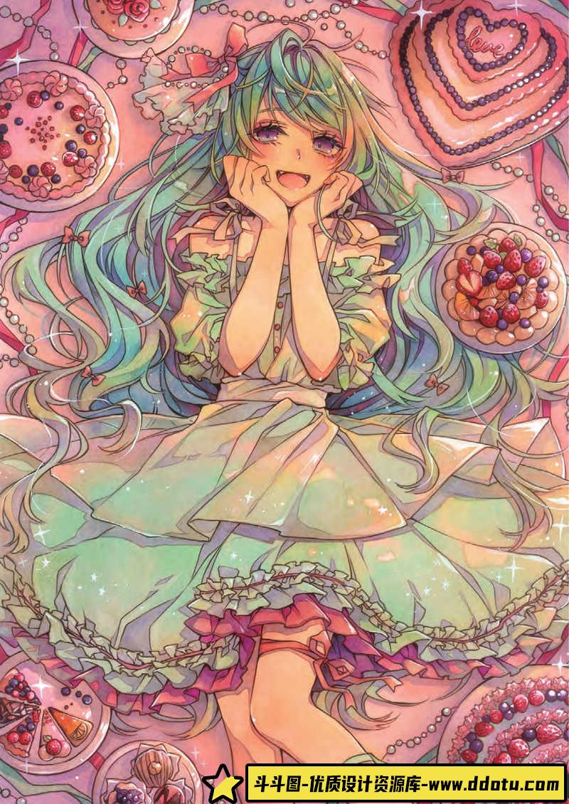 马克笔梦幻描绘集-创作学习专区-14MB-156P-1PDF