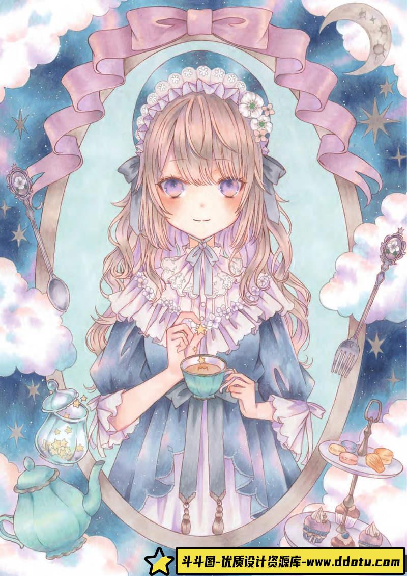 马克笔梦幻描绘集-创作学习专区-14MB-156P-1PDF