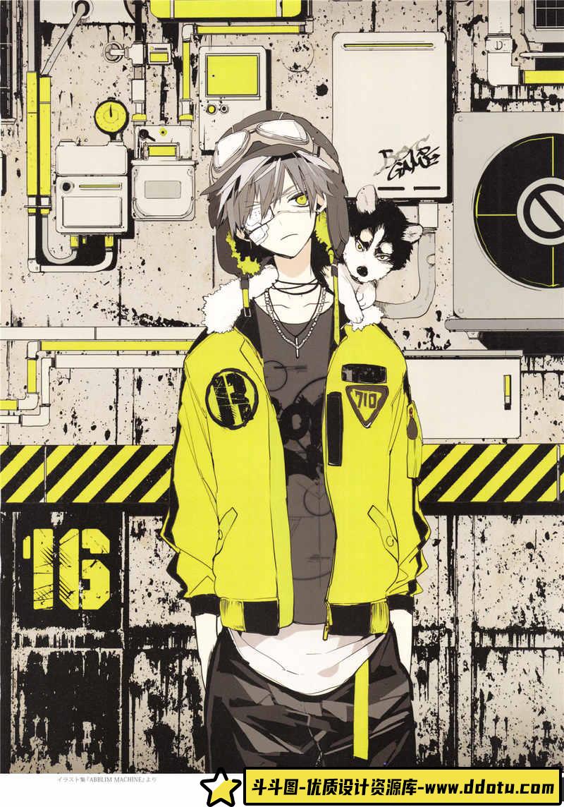 男子图鉴 美少年艺术插画集-创作学习专区-298MB-137P