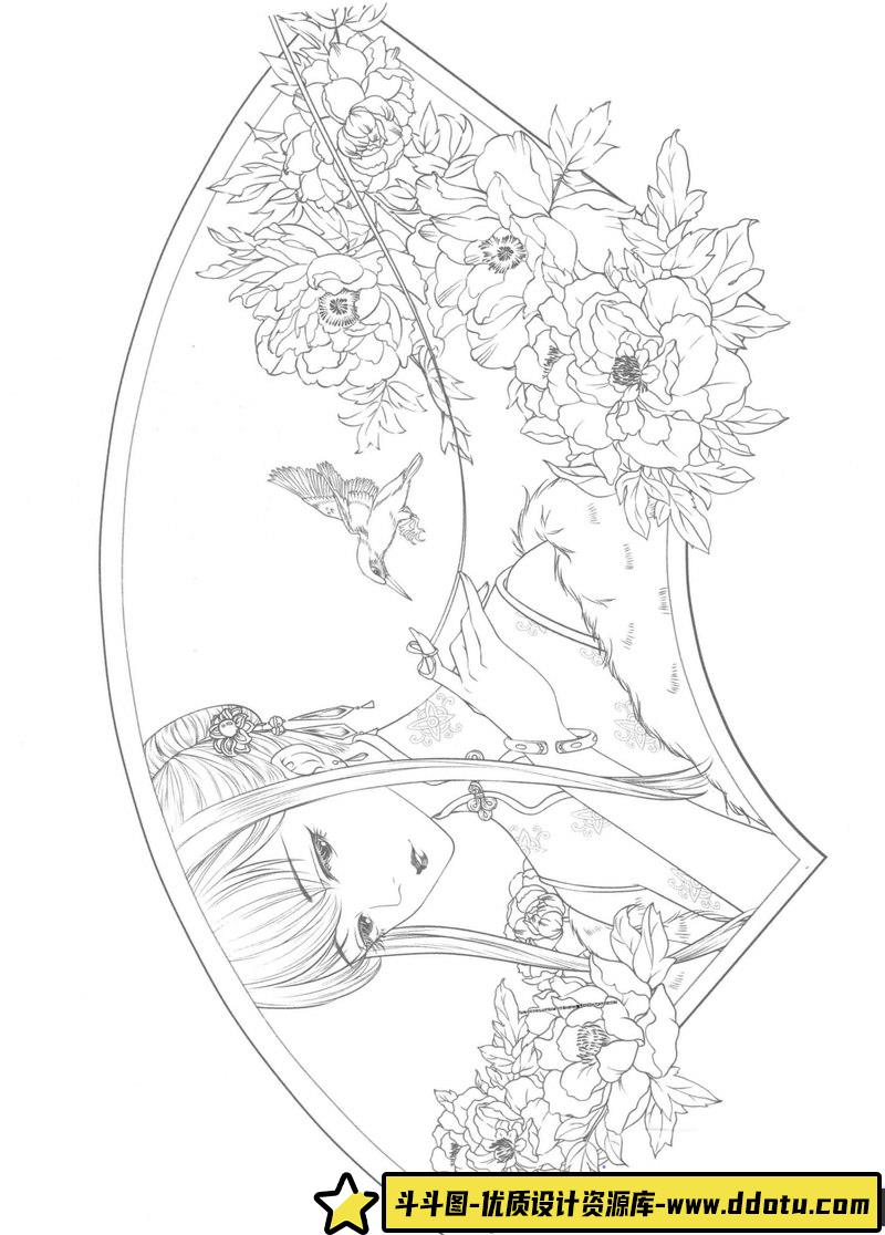 古风线稿集II-创作学习专区-27MB-43