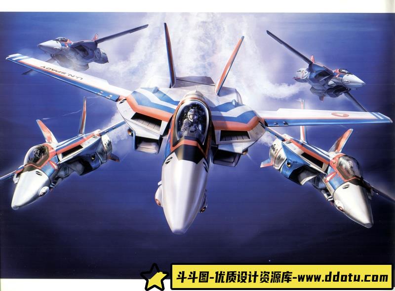 天神英貴 超时空要塞画集-创作学习专区131MB-132P