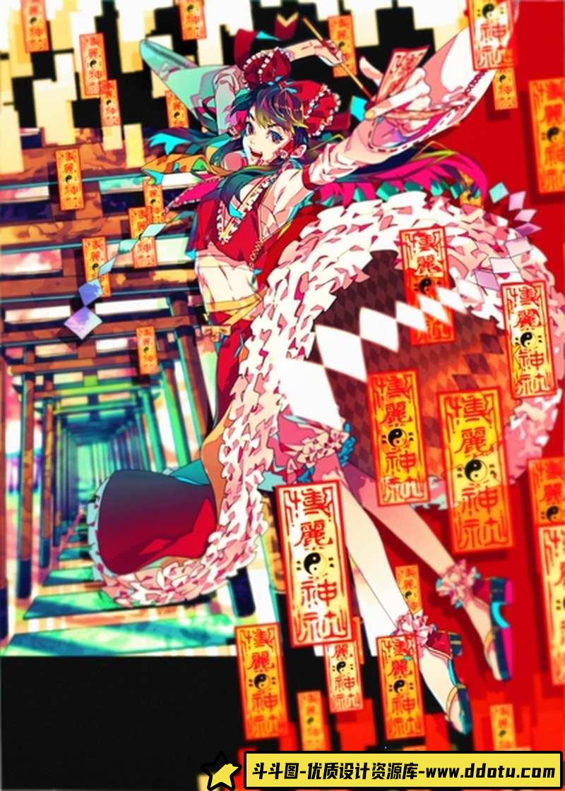 东方绘师录 作画过程PSD文件-创作学习-1.18GB-24PSD