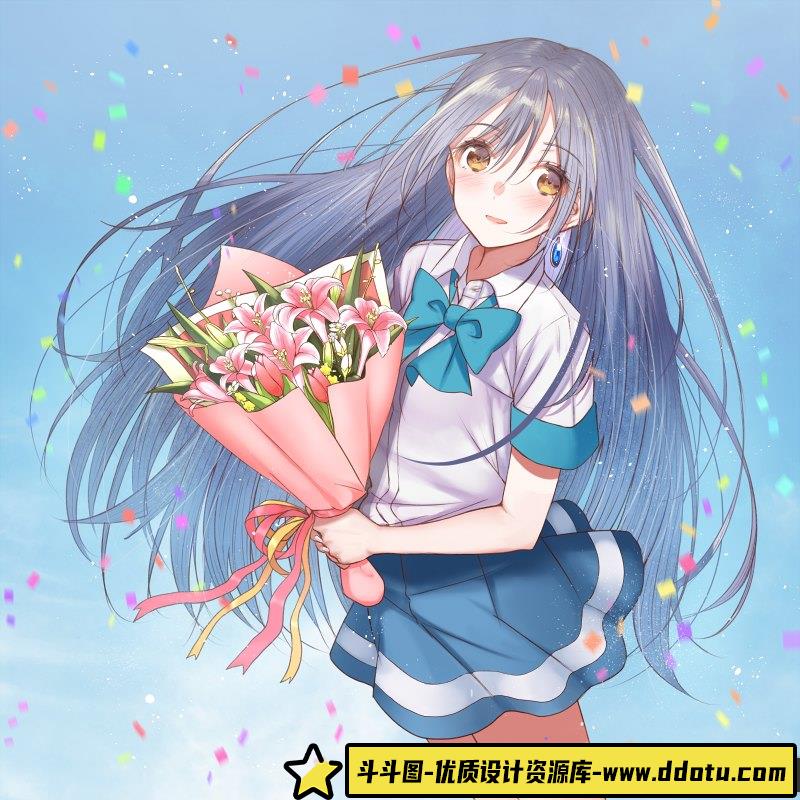 月白瞳美同人CG图包-创作学习-86MB-54P