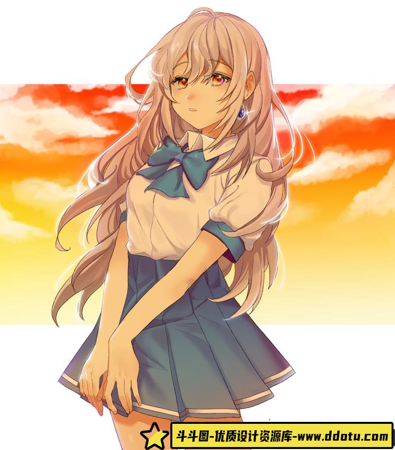 月白瞳美同人CG图包-创作学习-86MB-54P