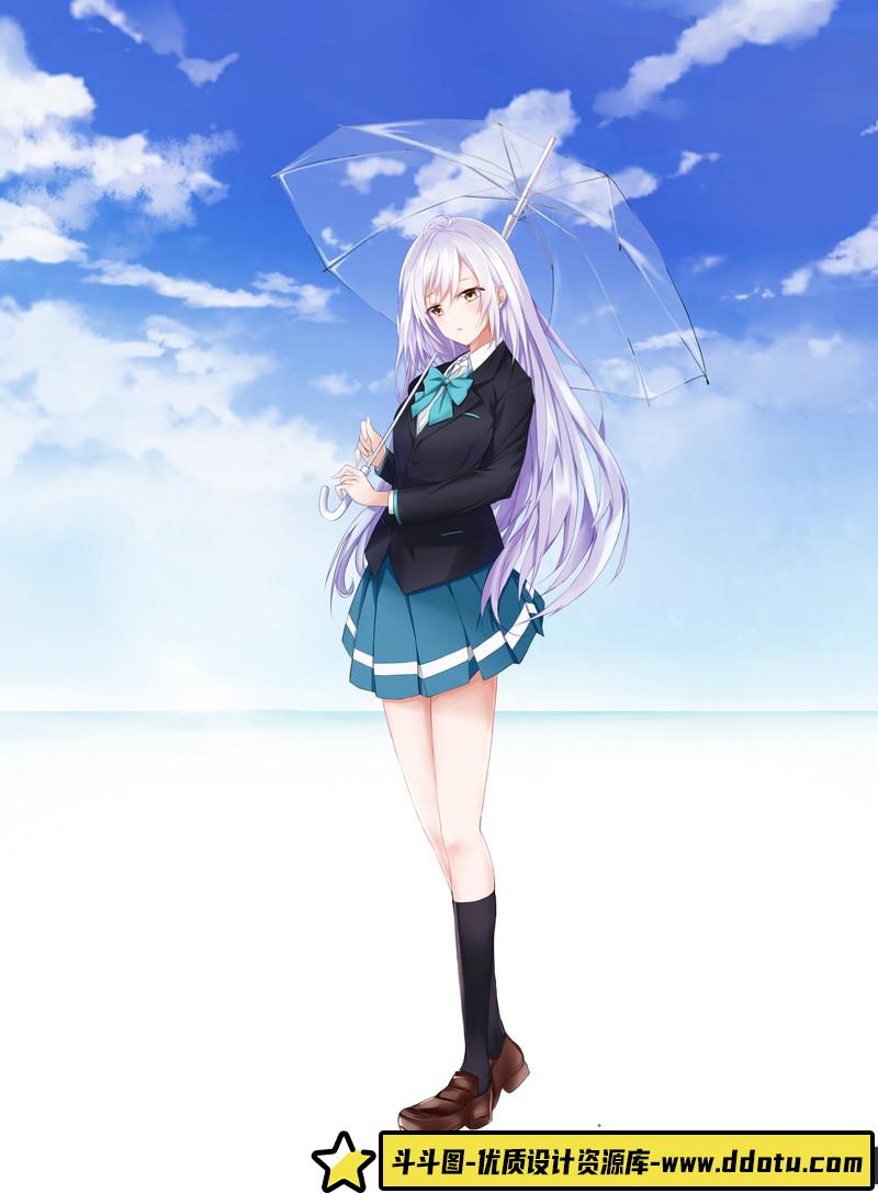 月白瞳美同人CG图包-创作学习-86MB-54P