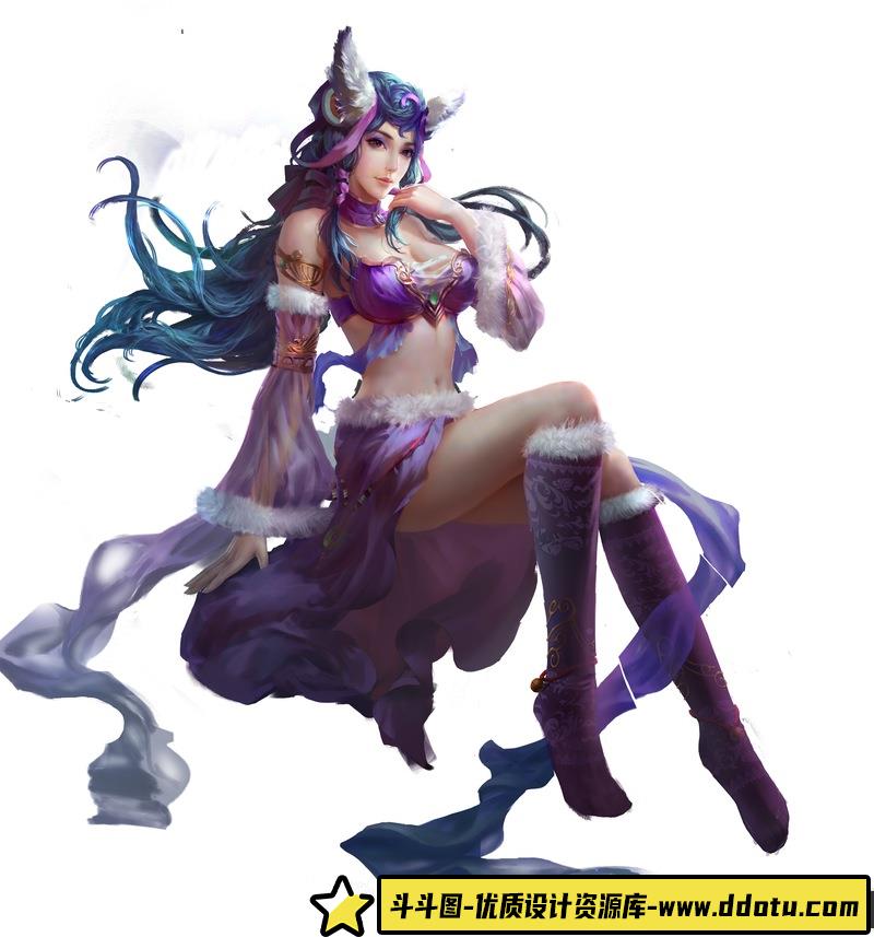 武侠女古风立绘包-创作学习-2.09GB-1208P