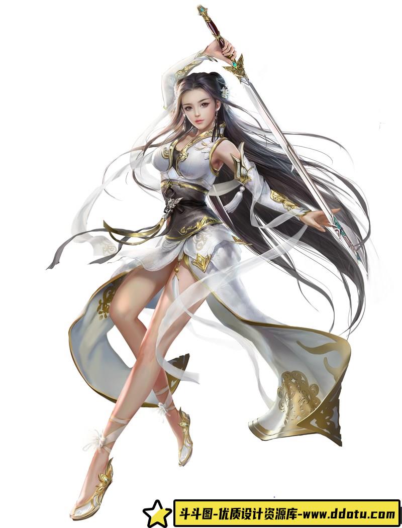 武侠女古风立绘包-创作学习-2.09GB-1208P