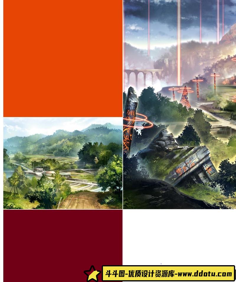 ゾウノセ、角丸つぶら 幻想风景的画法-创作学习-87MB-164P-1PDF