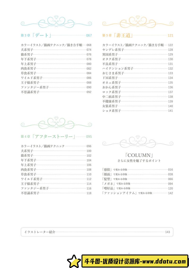 如何画出甜蜜的他-创作学习-98MB-148P-1PDF