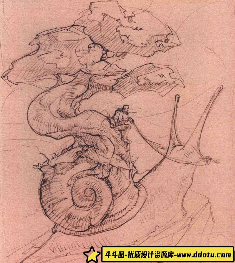 幻想速写手稿集-276MB-325P-1PDF