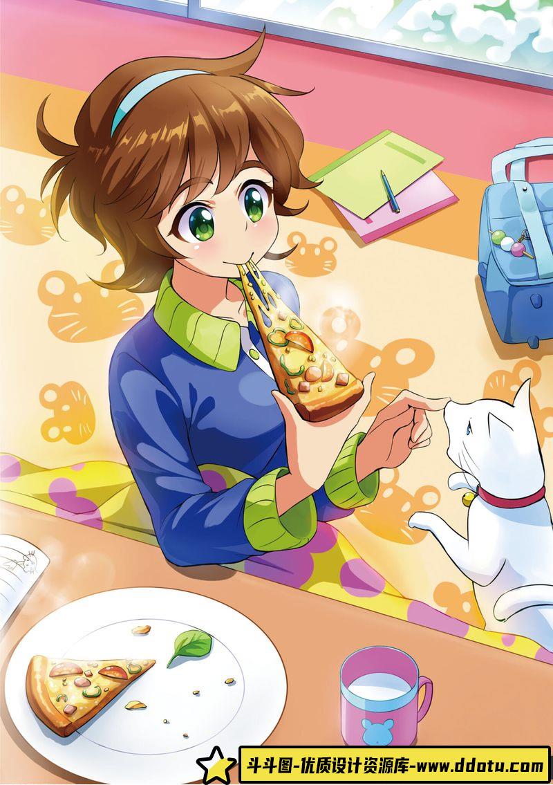 漫画角色的食物资料集-创作学习-415MB-130P-1PDF