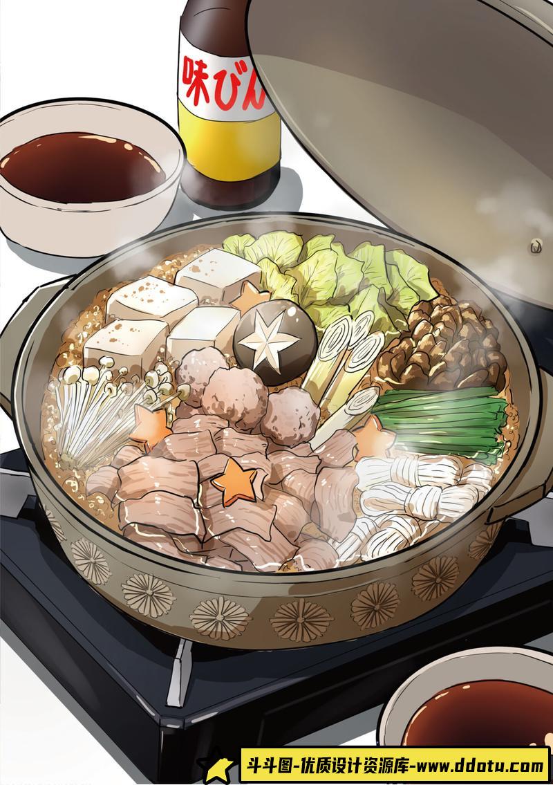 漫画角色的食物资料集-创作学习-415MB-130P-1PDF
