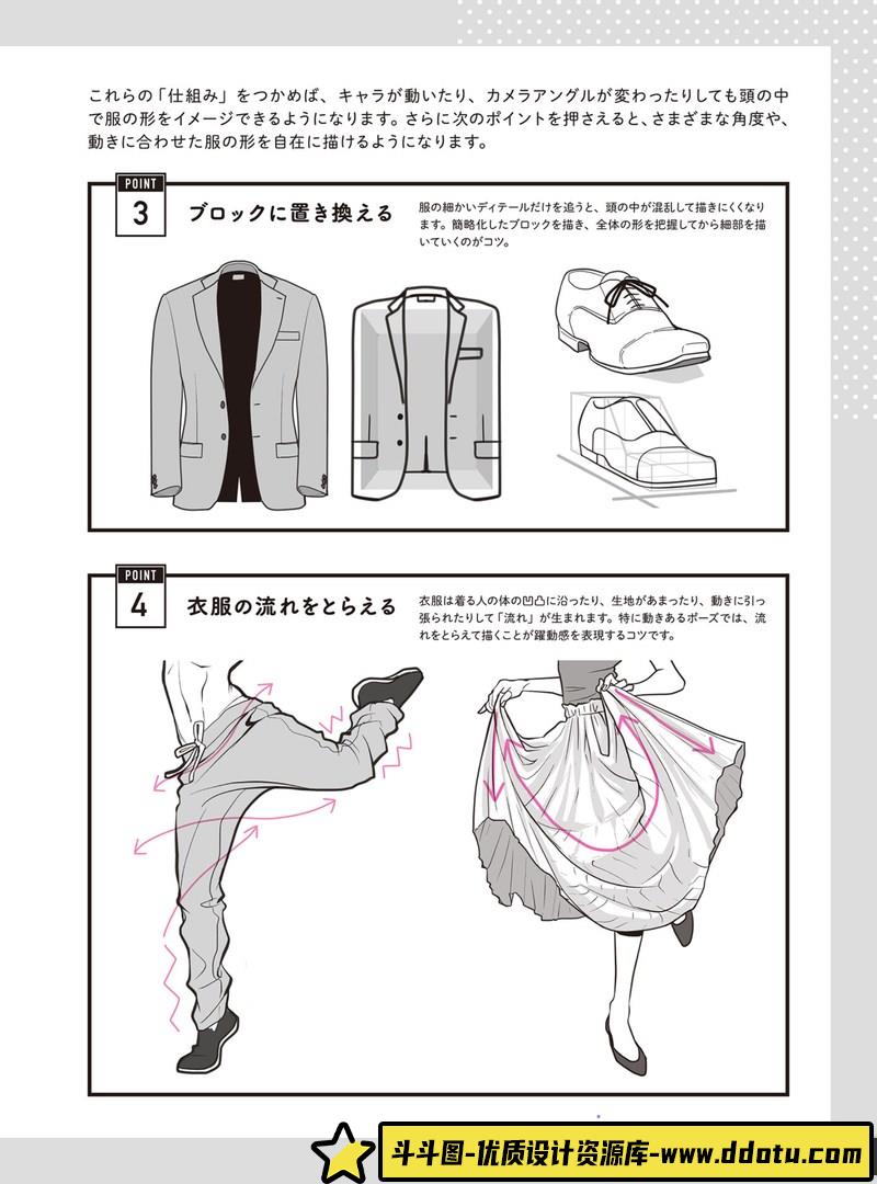 衣服褶皱的画法-创作学习-427MB-163P-1PDF