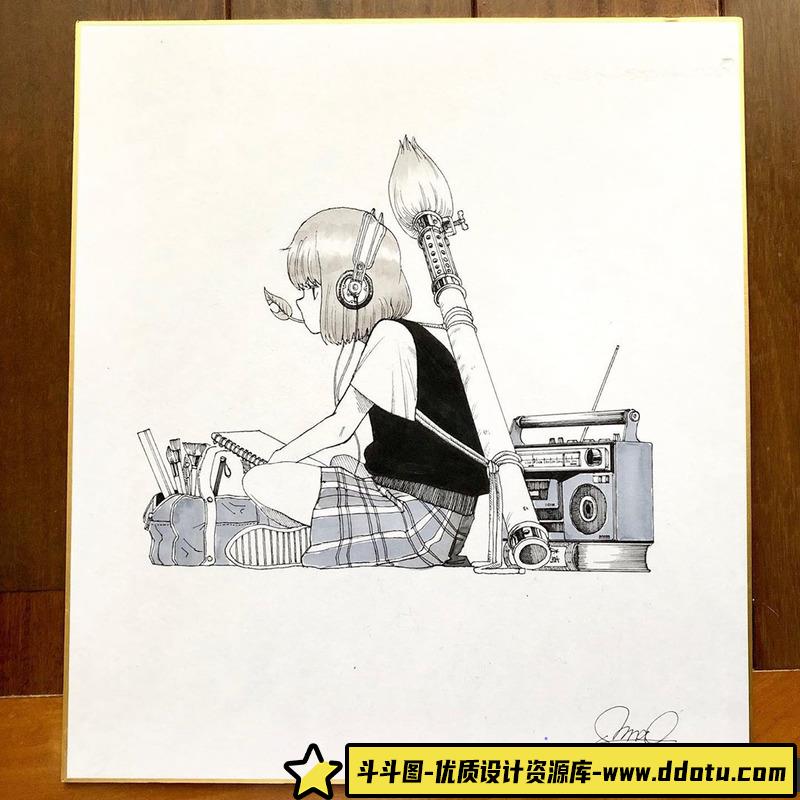 OMAO 插图手稿教程-创作学习-180MB-316P-11V