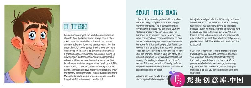Mitch角色设计-创作学习-519MB-56张+1PDF+2视频