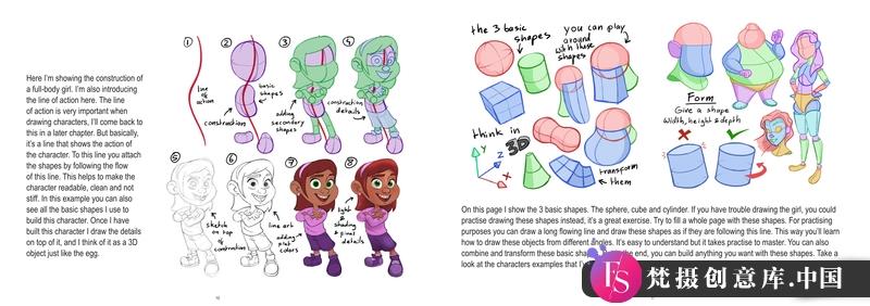 Mitch角色设计-创作学习-519MB-56张+1PDF+2视频