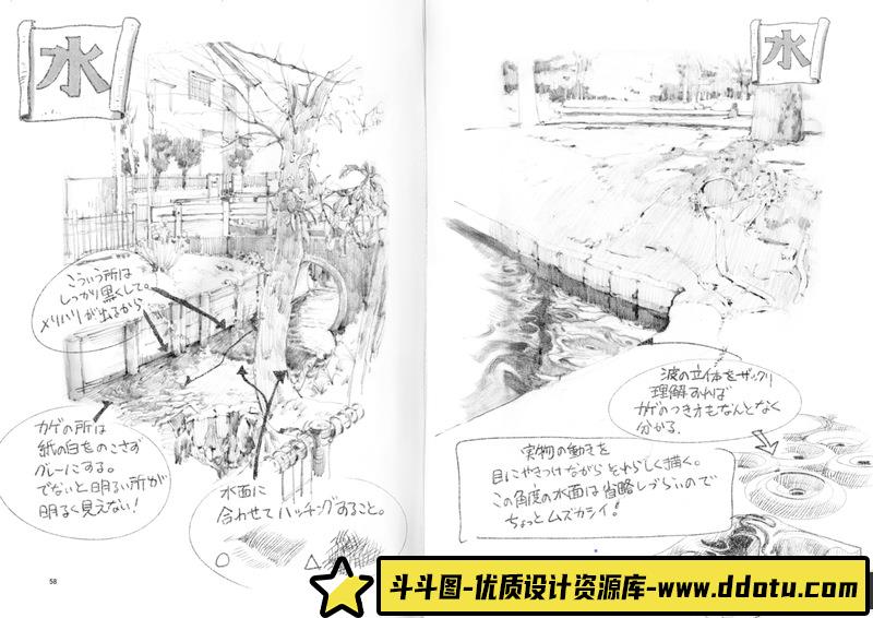 下田スケッチ 绘画入门-创作学习-25MB-94P