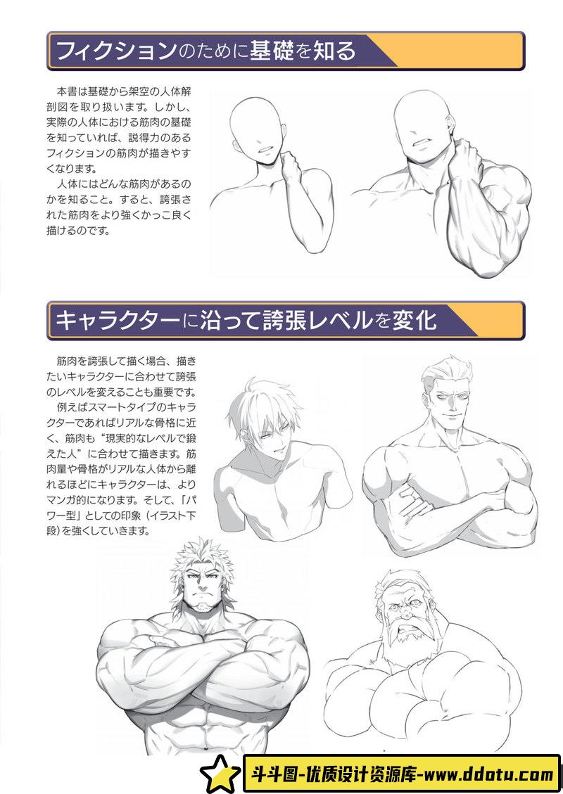 强壮肌肉的画法-创作学习-127M-148P-1PDF