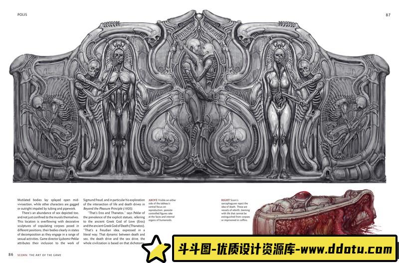 Scorn蔑视 美术设定集-创作学习-1.89G-97P