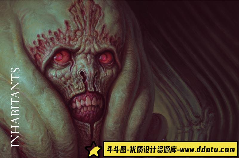 Scorn蔑视 美术设定集-创作学习-1.89G-97P