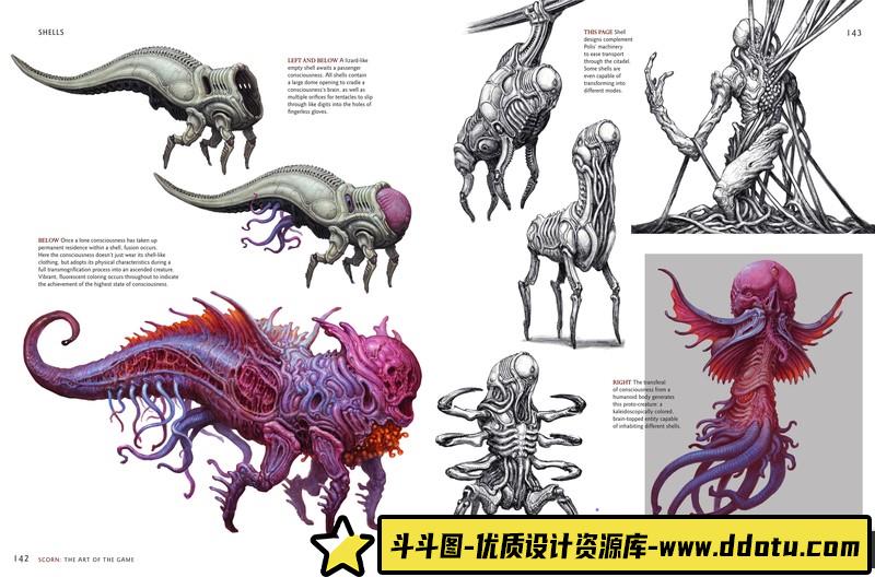 Scorn蔑视 美术设定集-创作学习-1.89G-97P