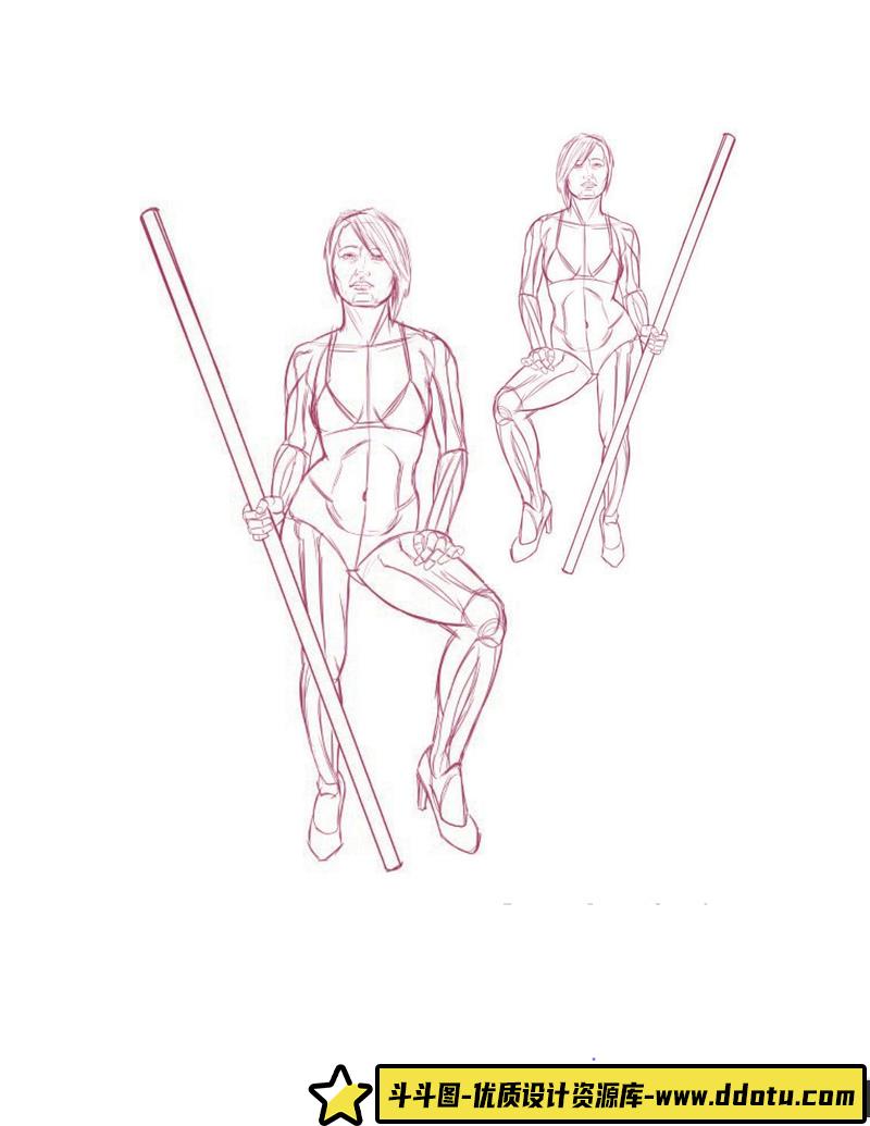 艺术家绘画站立姿势-创作学习-48MB-143P-1PDF