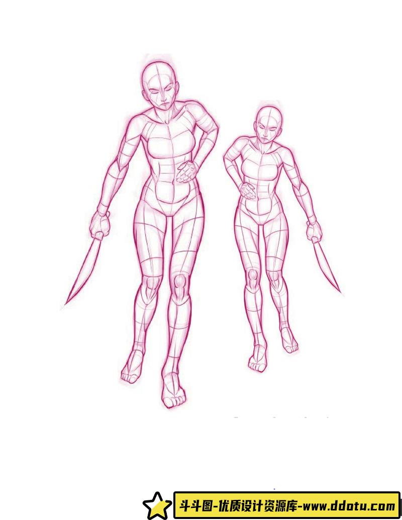 艺术家绘画站立姿势-创作学习-48MB-143P-1PDF