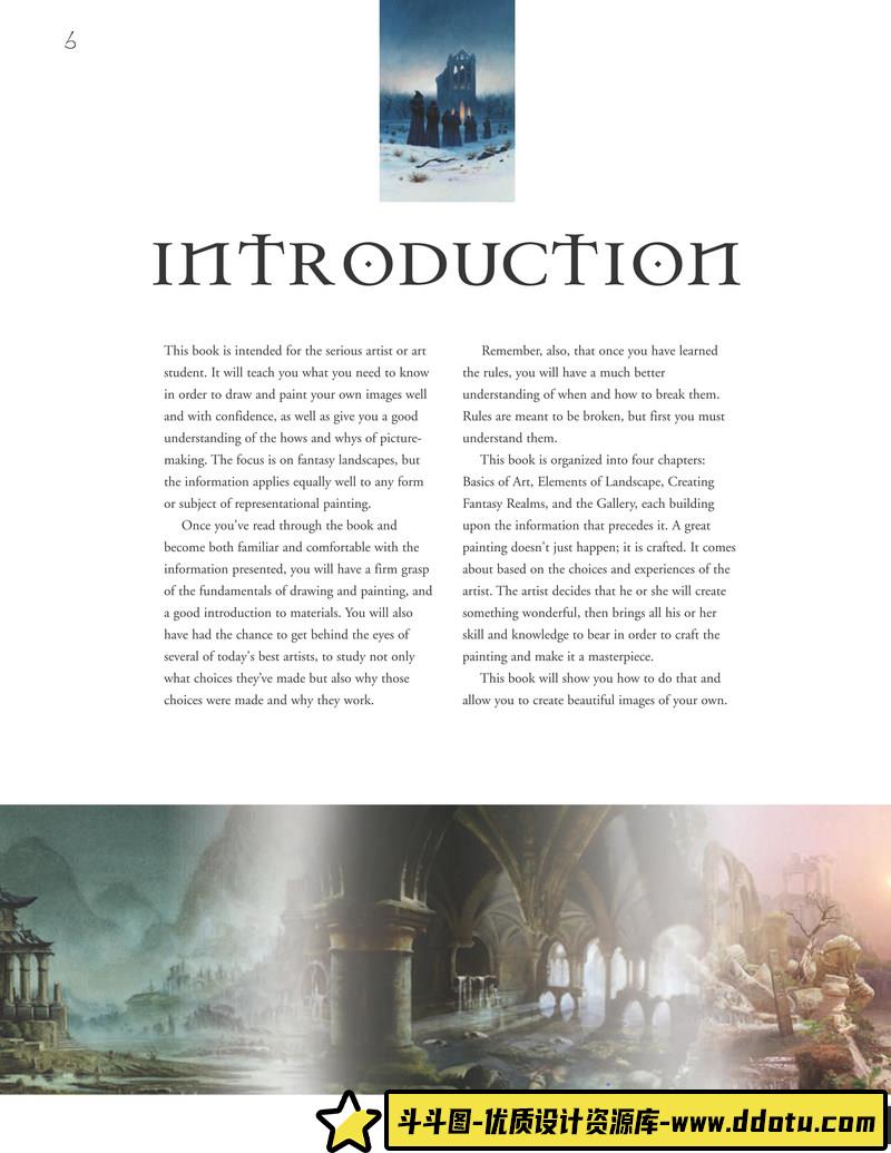 绘制奇幻风景和城市景观-创作学习-153M-130P-1PDF