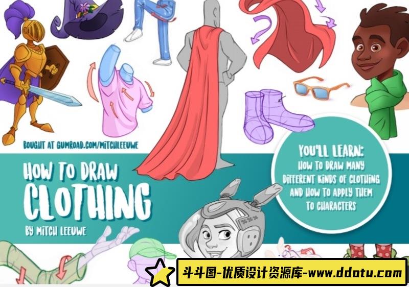 Mitch Leeuwe简易绘画合集-创作学习-135M-232P-7PDF