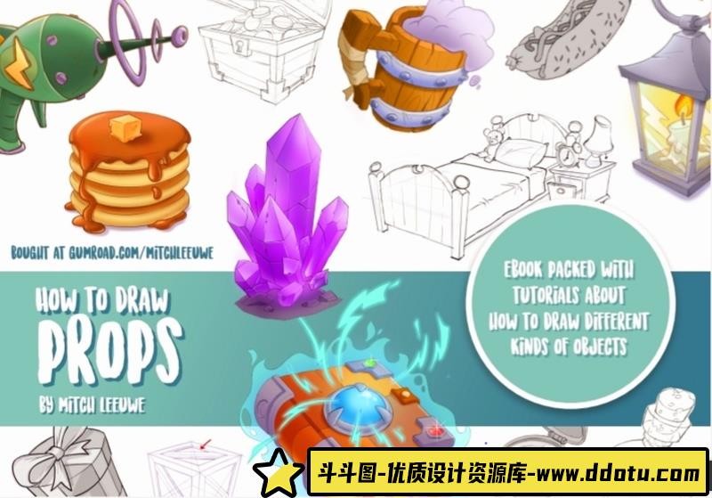 Mitch Leeuwe简易绘画合集-创作学习-135M-232P-7PDF