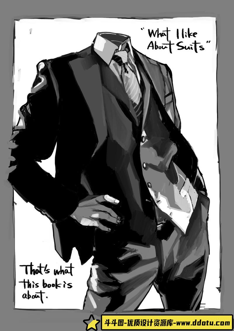 hakubi西装画法-创作学习-483M-54P-1PDF