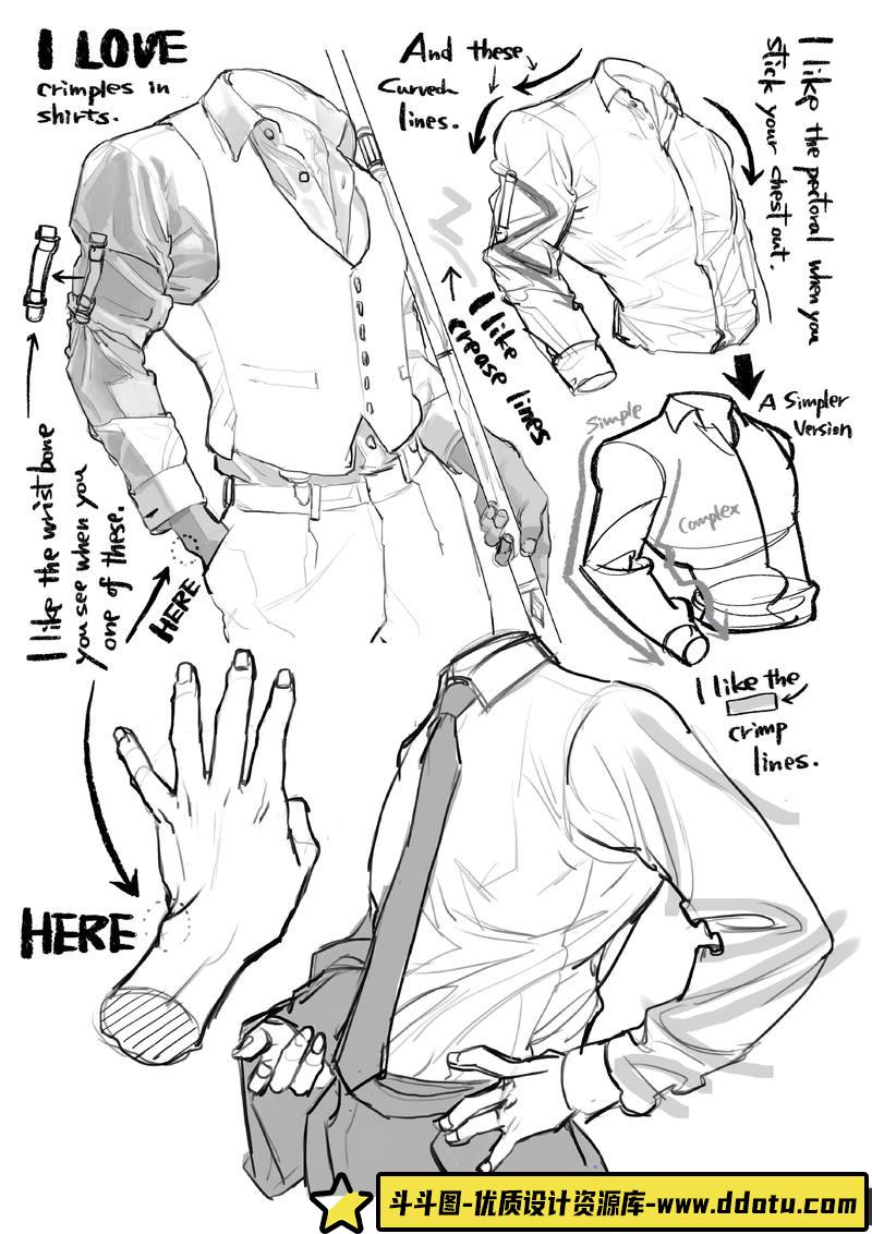 hakubi西装画法-创作学习-483M-54P-1PDF