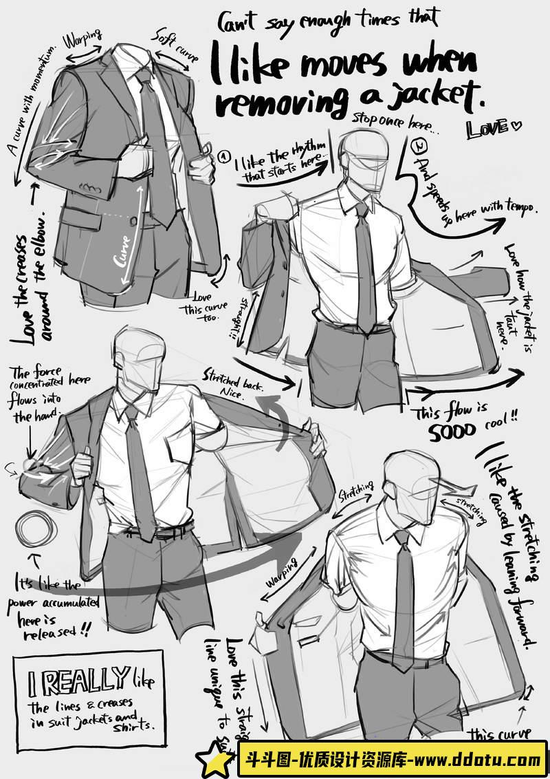 hakubi西装画法-创作学习-483M-54P-1PDF