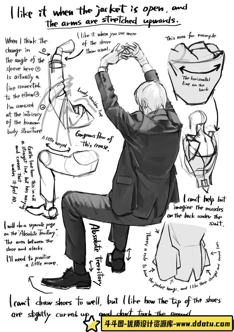 hakubi西装画法-创作学习-483M-54P-1PDF