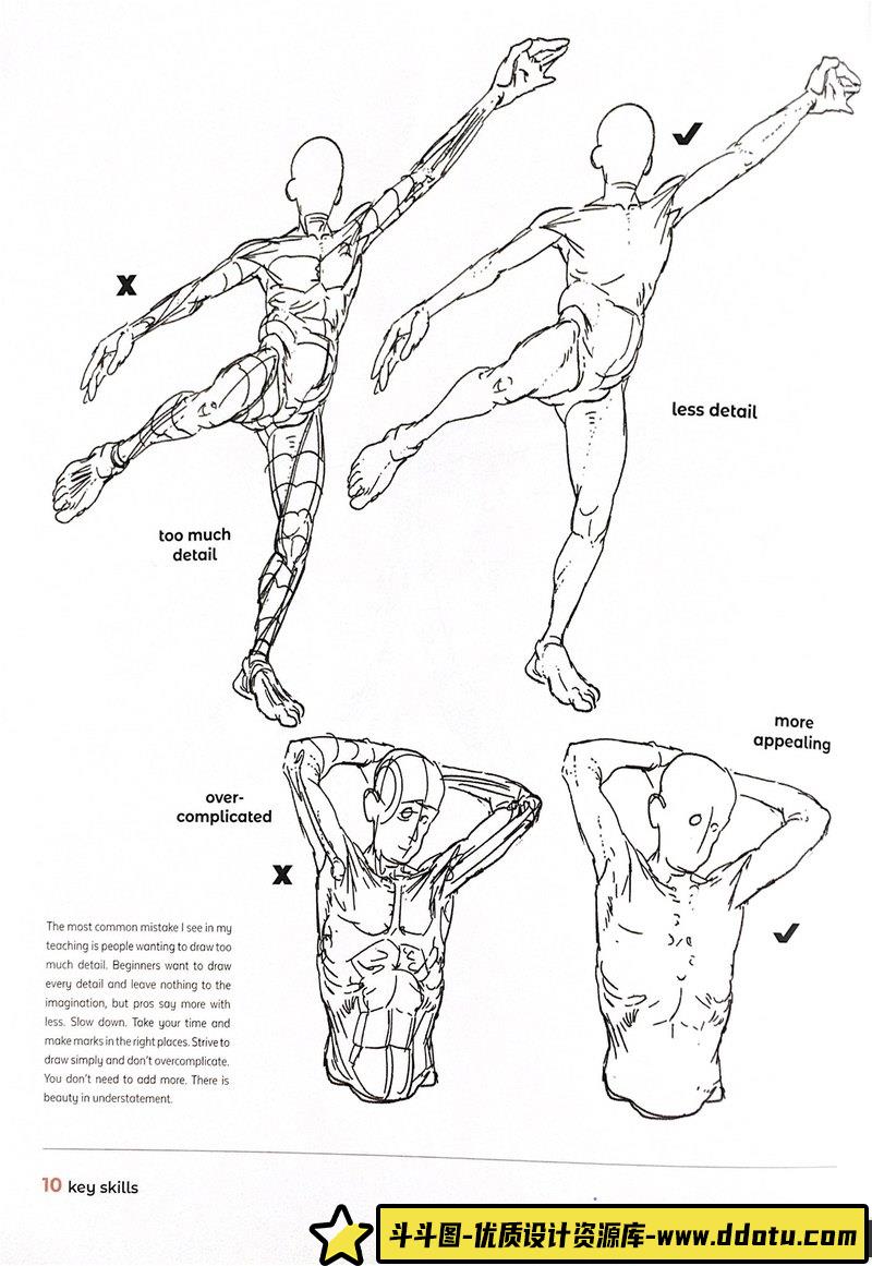 艺术家解剖学 绘画形式和姿势-创作学习-531M-297