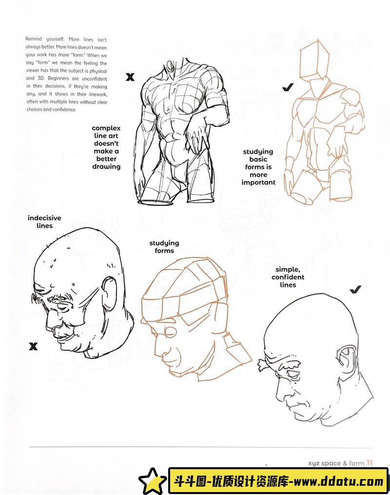 艺术家解剖学 绘画形式和姿势-创作学习-531M-297